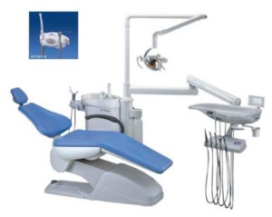 Установка стоматологическая мод. TOP-301 обивка кресла — НАТУРАЛЬНАЯ КОЖА (нижняя подача инструмента)